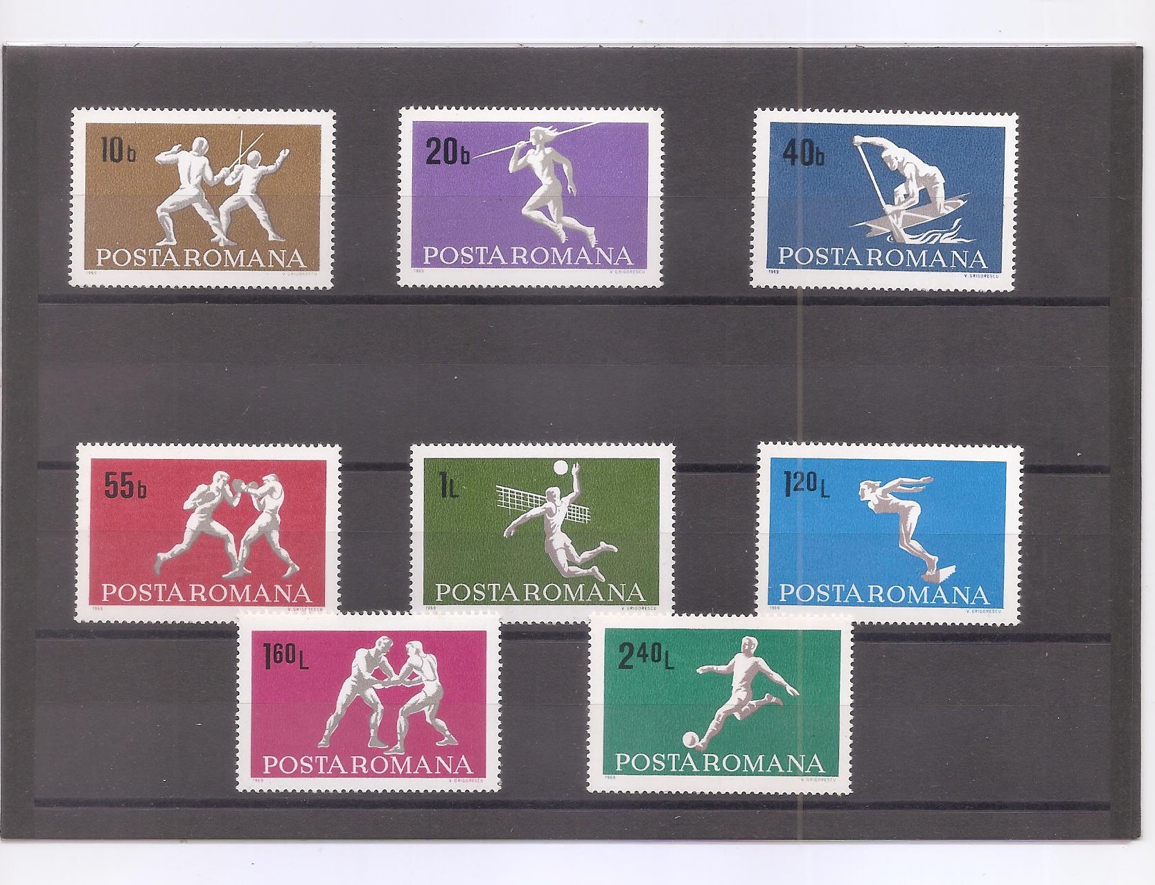 RUMANIA DEL AÑO 1969 DEPORTES